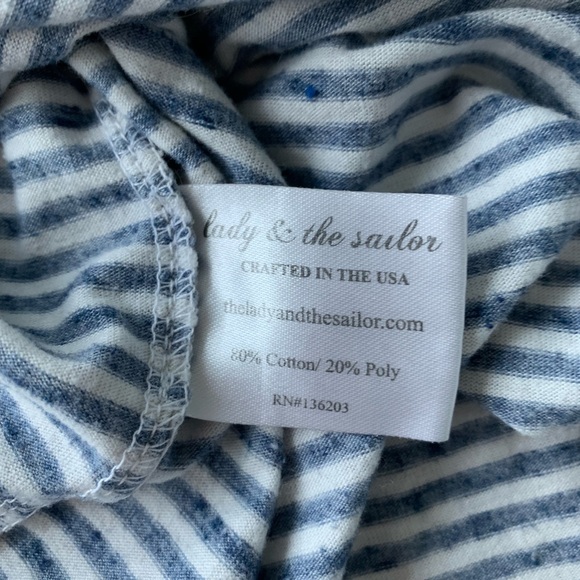 The Lady & The Sailor Striped Tee Shirt - Picture 4 of 5